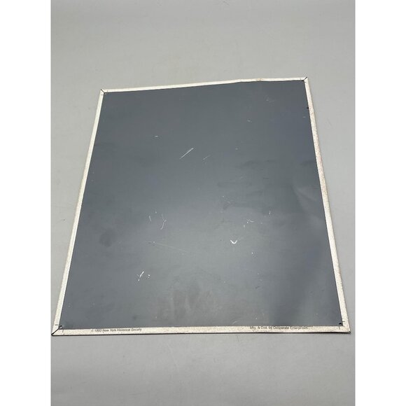 vintage metal sign 1993 NY Historical Society Spalding base ball guide READ - Picture 8 of 9